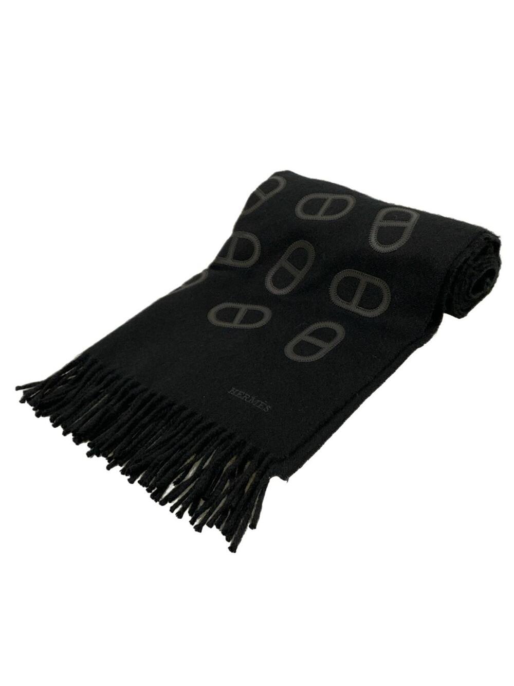 Hermes Jute De Mayon Black Cashmere #373478H23B